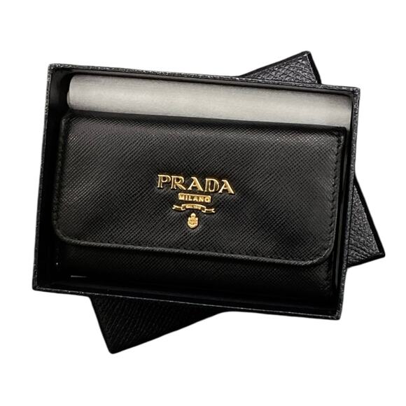Prada Accessories - Prada Saffiano Leather Key Case (With Box)